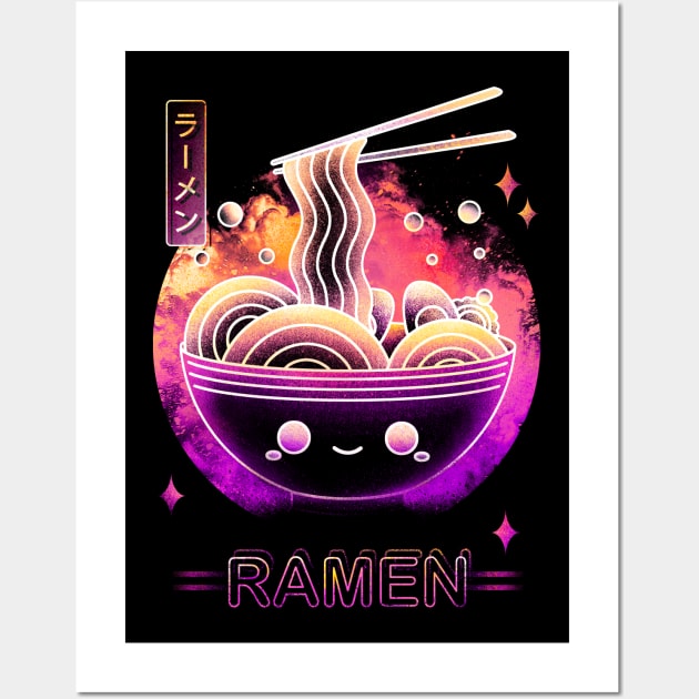 Kawaii Ramen Soul Wall Art by Donnie